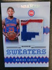 Marcus Sasser #RSW-MSA Basketball Cards 2023 Panini Hoops Rookie Sweaters Prices
