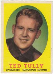 Ted Tully #64 Football Cards 1958 Topps CFL Prices