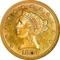 1880 [PROOF] Coins Liberty Head Quarter Eagle Prices