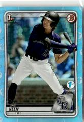 Zac Veen [Sky Blue Foil] Baseball Cards 2020 Bowman Draft 1st Edition Prices