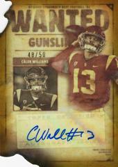 Caleb Williams [Gold] #GS-CW Football Cards 2023 Bowman's Best University Gunslingers and Bandits Die Cuts Autographs Prices