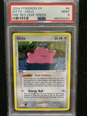 Pokemon PSA 8 NM-MT Ditto 4/112 EX Fire Red & Leaf Green Holofoil Rare 2004