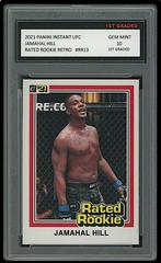 Jamahal Hill #RR13 Ufc Cards 2021 Panini Instant UFC Rated Rookie Retro Prices