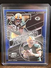 Brett Favre, Charles Woodson [Blue] #XO-27 Football Cards 2021 Panini Contenders Optic Xs and Os Prices
