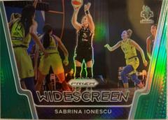 Sabrina Ionescu [Green Prizm] #7 Basketball Cards 2021 Panini Prizm WNBA Widescreen Prices