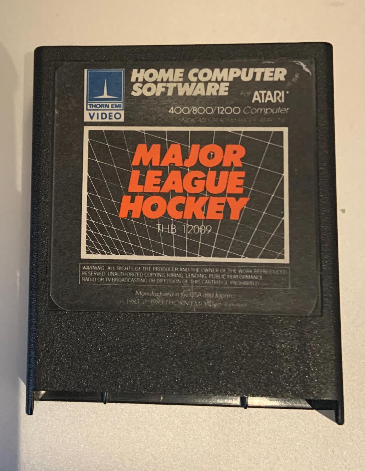 Major League Hockey Atari 400