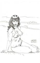 Bettie Page [Linsner Sketch Virgin] Comic Books Bettie Page Prices