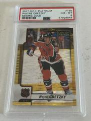 Wayne Gretzky [Seismic Gold] #150 Hockey Cards 2017 O Pee Chee Platinum Prices