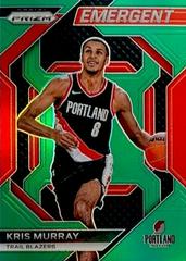 Kris Murray [Green Prizm] #11 Basketball Cards 2023 Panini Prizm Emergent Prices