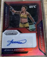 Jessica Andrade [Red] Ufc Cards 2021 Panini Prizm UFC Sensational Signatures Prices