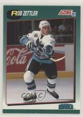 Rob Zettler #93T Hockey Cards 1991 Score Rookie Traded Prices