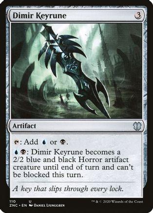 Dimir Keyrune #110 Magic Zendikar Rising Commander