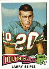 Larry Seiple Football Cards 1975 Topps Prices