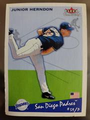 Junior Herndon #119 Baseball Cards 2002 Fleer Tradition Prices