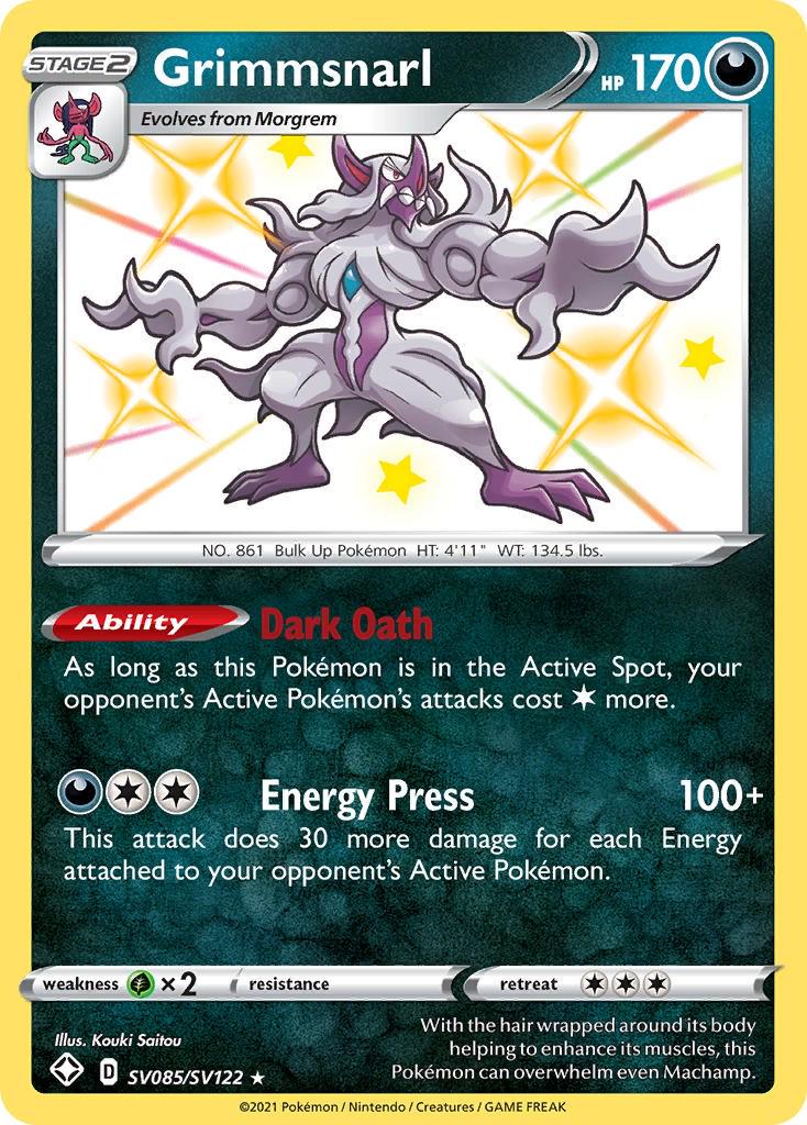 Grimmsnarl #SV085 Pokemon Shining Fates