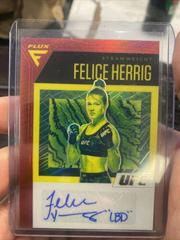 Felice Herrig [Red] #FA-FHG Ufc Cards 2021 Panini Chronicles UFC Flux Auto Prices