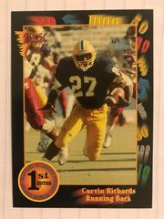 Curvin Richards #7 Football Cards 1991 Wild Card College Draft Picks Prices