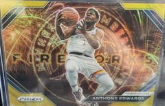 Anthony Edwards [Gold] #11 Basketball Cards 2023 Panini Prizm Fireworks Prices