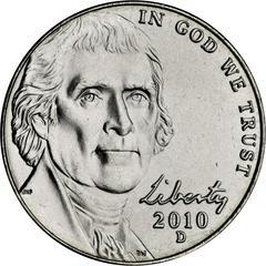 2010 D [SMS] Coins Jefferson Nickel Prices