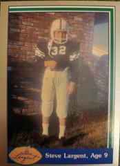Steve Largent, Age 9 #3 Football Cards 1989 Pacific Steve Largent Prices