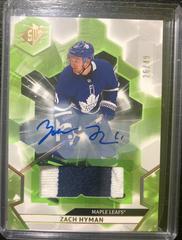 Zach Hyman [Autograph Patch] Hockey Cards 2020 SPx Prices