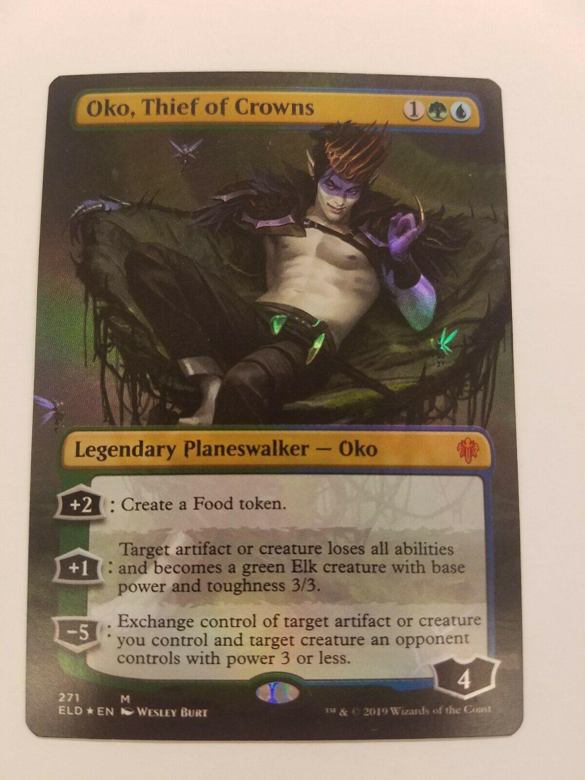 Oko, Thief of Crowns [Extended Art Foil] Prices | Magic Throne of ...