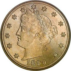 1899 Coins Liberty Head Nickel Prices