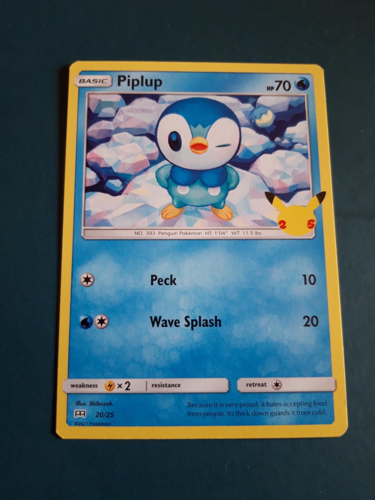 Piplup | Ungraded | Pokemon McDonalds 2021