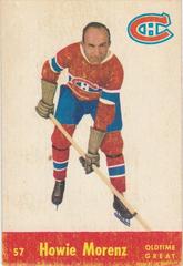 Howie Morenz #57 Hockey Cards 1955 Parkhurst Prices