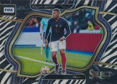 Kylian Mbappe [Zebra] #217 Soccer Cards 2022 Panini Select FIFA Prices