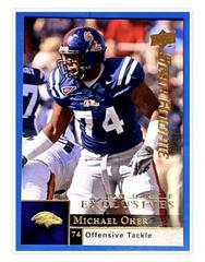 Michael Oher Football Cards 2009 Upper Deck Rookie Exclusives Prices