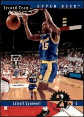 Latrell Sprewell Basketball Cards 1993 Upper Deck All-Rookies Prices