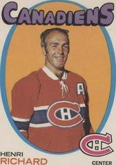 Henri Richard Hockey Cards 1971 O-Pee-Chee Prices