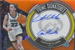 Caitlin Clark [Orange] #PCS-CC Basketball Cards 2023 Bowman Chrome University Prime Signatures Prices