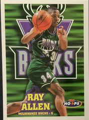 Ray Allen #87 Basketball Cards 1996 Hoops Prices