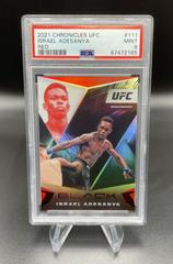 Israel Adesanya [Red] Ufc Cards 2021 Panini Chronicles UFC Prices
