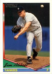 Jim Abbott #350 Baseball Cards 1994 Topps Gold Prices