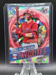 Alec Bohm [Atomic Refractor] #RRY-AB Baseball Cards 2021 Bowman Chrome Rookie of the Year Favorites Prices