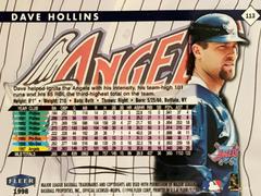 Rear | Dave Hollins Baseball Cards 1998 Fleer Tradition