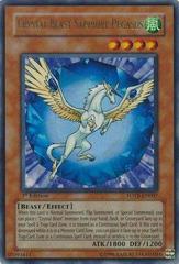 Main Image | Crystal Beast Sapphire Pegasus [1st Edition] YuGiOh Force of the Breaker