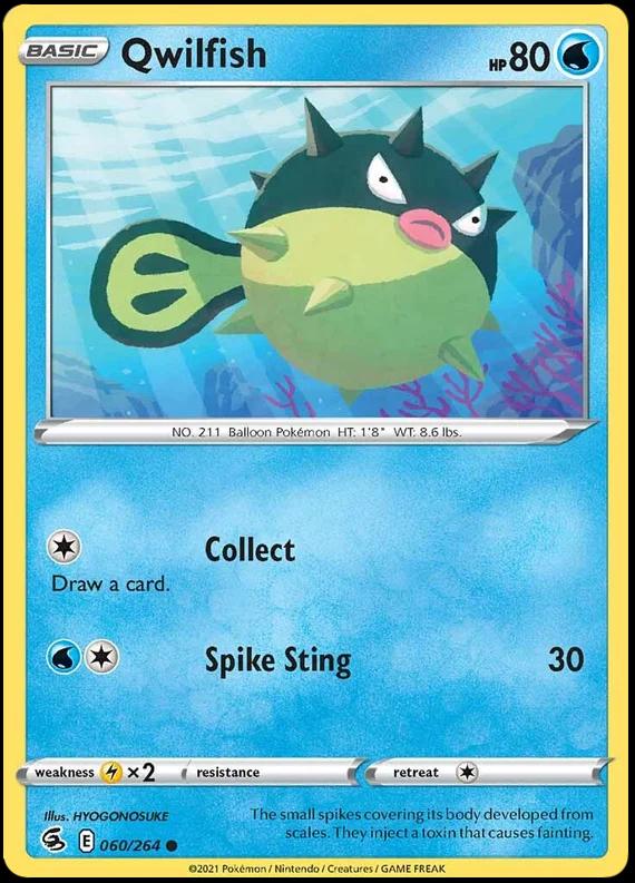 Qwilfish 60 Prices Pokemon Fusion Strike Pokemon Cards
