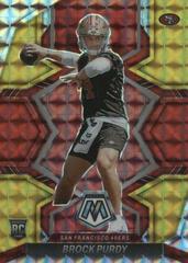 Brock Purdy [Choice Fusion Red Yellow] #367 Football Cards 2022 Panini Mosaic Prices