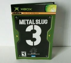 Manual | Metal Slug 3 Xbox
