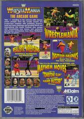 Rear Case Art | WWF Wrestlemania The Arcade Game Sega Saturn