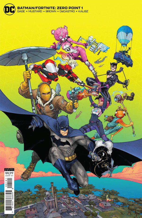 Batman / Fortnite: Zero Point [Rocafort] #1 (2021) Comic Books Batman & Fornite Zero Point