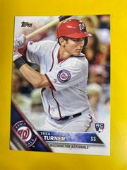 Trea Turner [Black] Baseball Cards 2016 Topps Prices