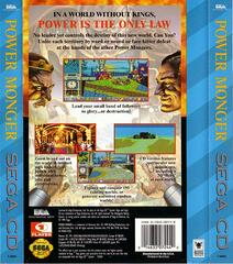 Power Monger - Back | Powermonger Sega CD
