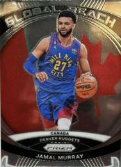 Jamal Murray #9 Basketball Cards 2023 Panini Prizm Global Reach Prices