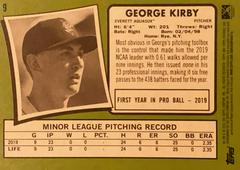 Rear | George Kirby Baseball Cards 2020 Topps Heritage Minor League