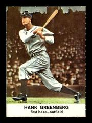 Hank Greenberg #4 Baseball Cards 1961 Golden Press Prices